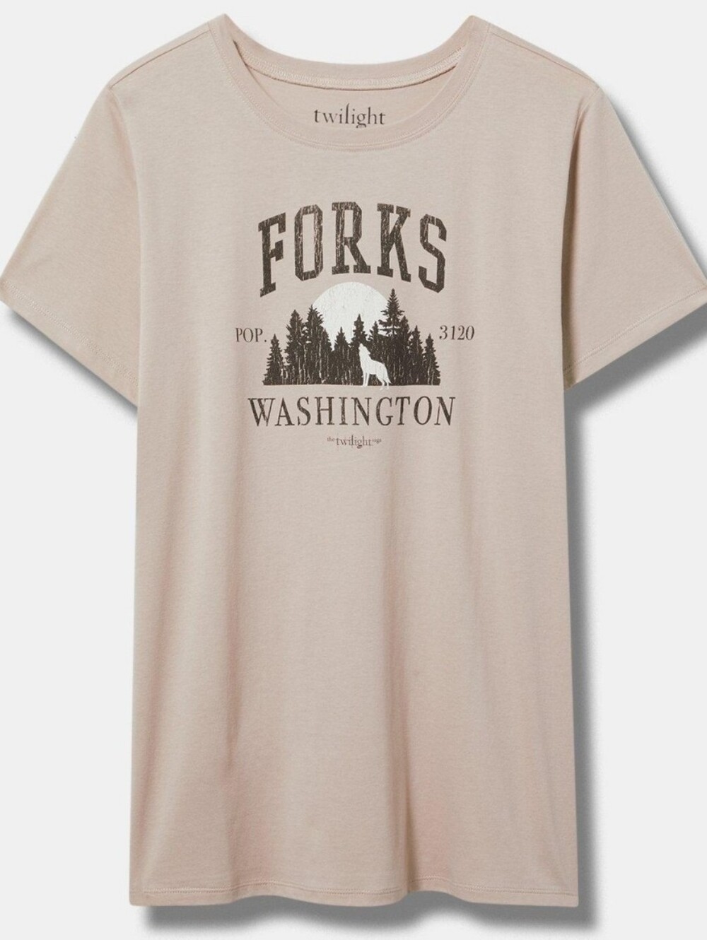 Torrid Twilight Forks Washington Size 0 0X XL Graphic Tee Shirt Movie